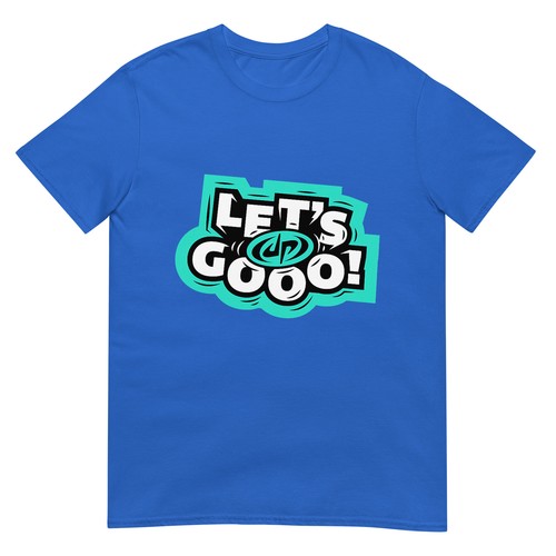 Dude Perfect Classic Fit Blue T-Shirt - Crew Neck, Short Sleeve, Letter Print - Picture 9 of 17