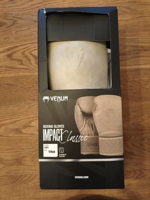 Venum Impact Classic Boxhandschuhe   Elfenbein-14 oz