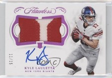 2018 Panini Flawless Rookie Ruby 11/15 Kyle Lauletta #RPA-KL Patch Auto 0c3