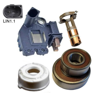 Valeo Voltage Regulator, Brushes, Bearings & SlipRing Audi A5 Quattro S4 S5 Q5