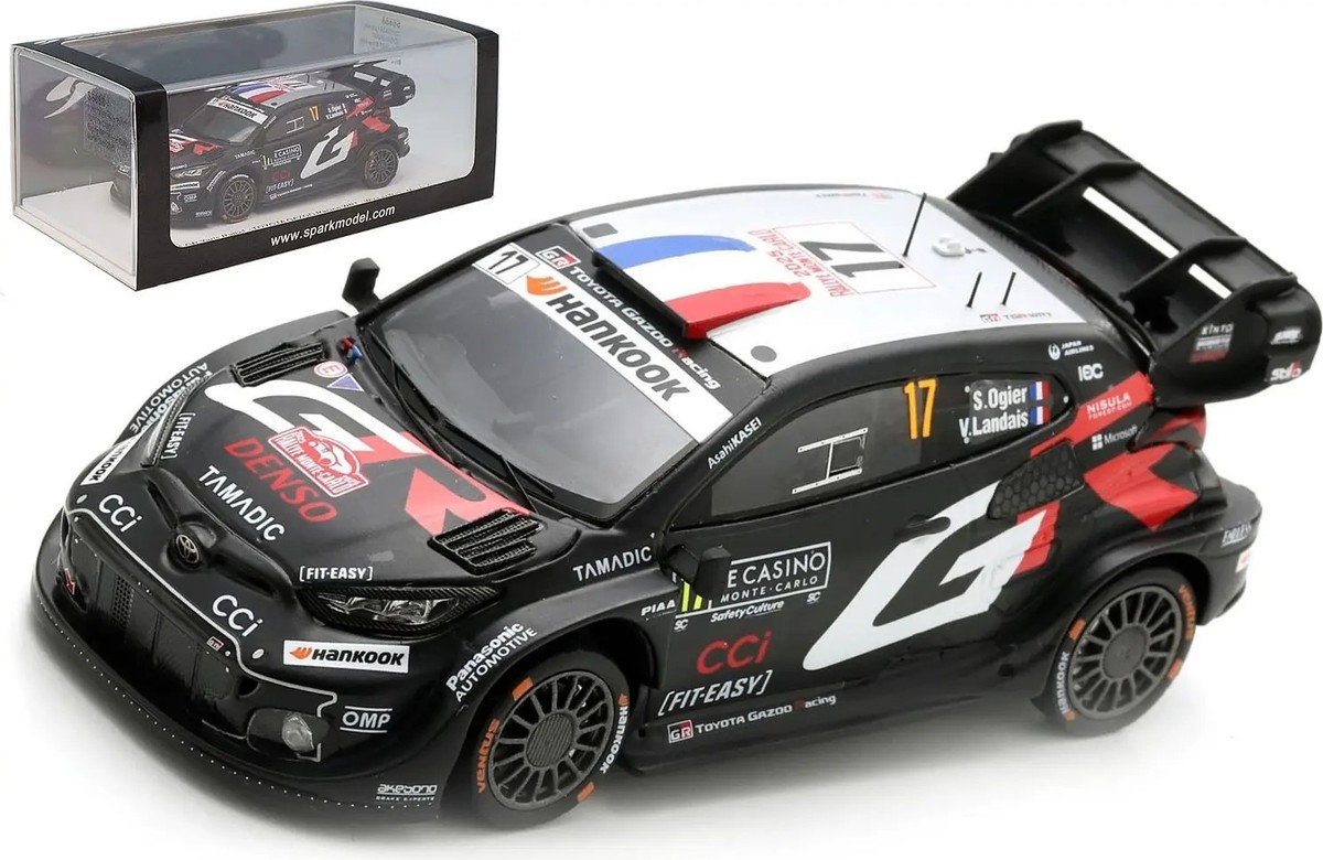 Toyota GR Yaris Winner Rally Monte Carlo 2025 in 1:43 scale by