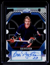 2025 Leaf Legends - Bob Nystrom Auto PETG #BC-BN1 #5/10 Clear cut Islanders