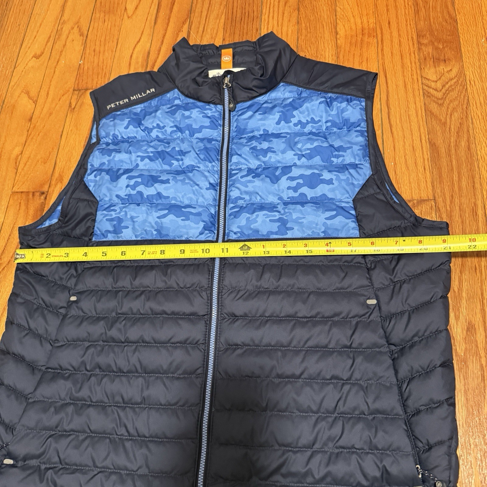 Peter Millar Blue Colorblock Hyperlight Quilted V… - image 7