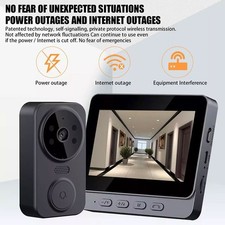 4.3   Screen Wireless Video Doorbell Intercom with Security Camera and Door Bell