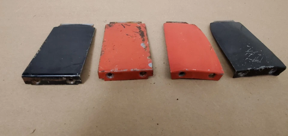 1961 1965 1966 FORD TRUCK F100 F250 F350 DOOR HINGE BOLT COVER SET 1962 63 1964 - Image 2 of 3