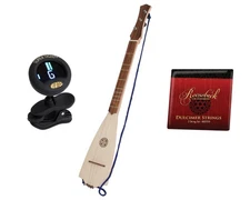 Roosebeck 3 String Trail Dulcimer + 3-String Set + Snark Tuner