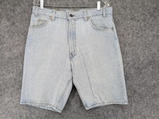 Vintage Levis 550 Shorts Mens 36 Blue Denim Relaxed Fit Made USA 90s Jean 1998