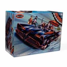 Polar Lights 1966 Batmobile w/Catwoman & Penguin Figures 1/25 PLL998 Plastics