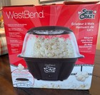 West Bend Stir Crazy 6 Quart Stirring Popcorn Popper 82707B 2022, Makes 24 Cups!