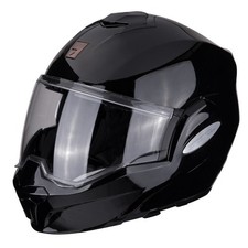 Casco Modulare Scorpion Exo Tech Solid Nero Lucido