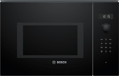 Bosch BEL554MB0 Serie 6 Einbau-Mikrowelle / 900 W 25 L / Schwarz Grill-Funktion