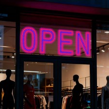 LED Open Sign for Business, exTopGoal 30"x10" Large Ultra Bright Open Signs w...