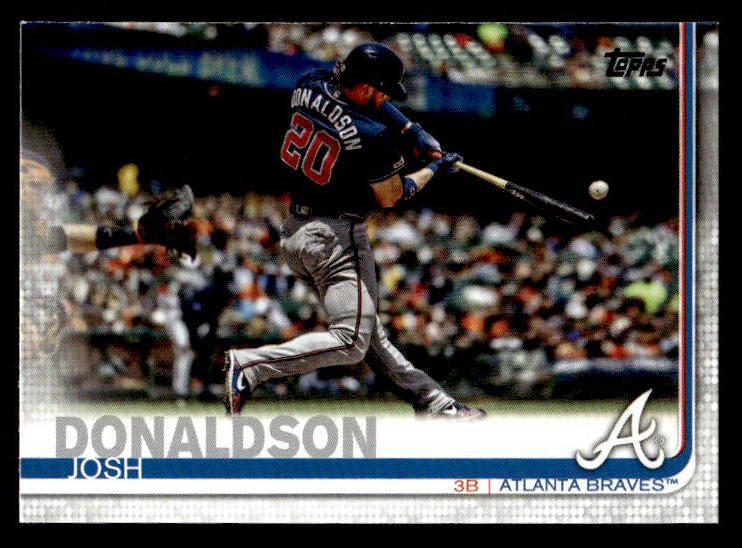 Josh Donaldson 2019 Topps Update Image Variation #US257b Atlanta Braves ESE