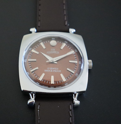 Vintage Elegant Roamer  mechanical build S96 17 Jewels wrist watch for men