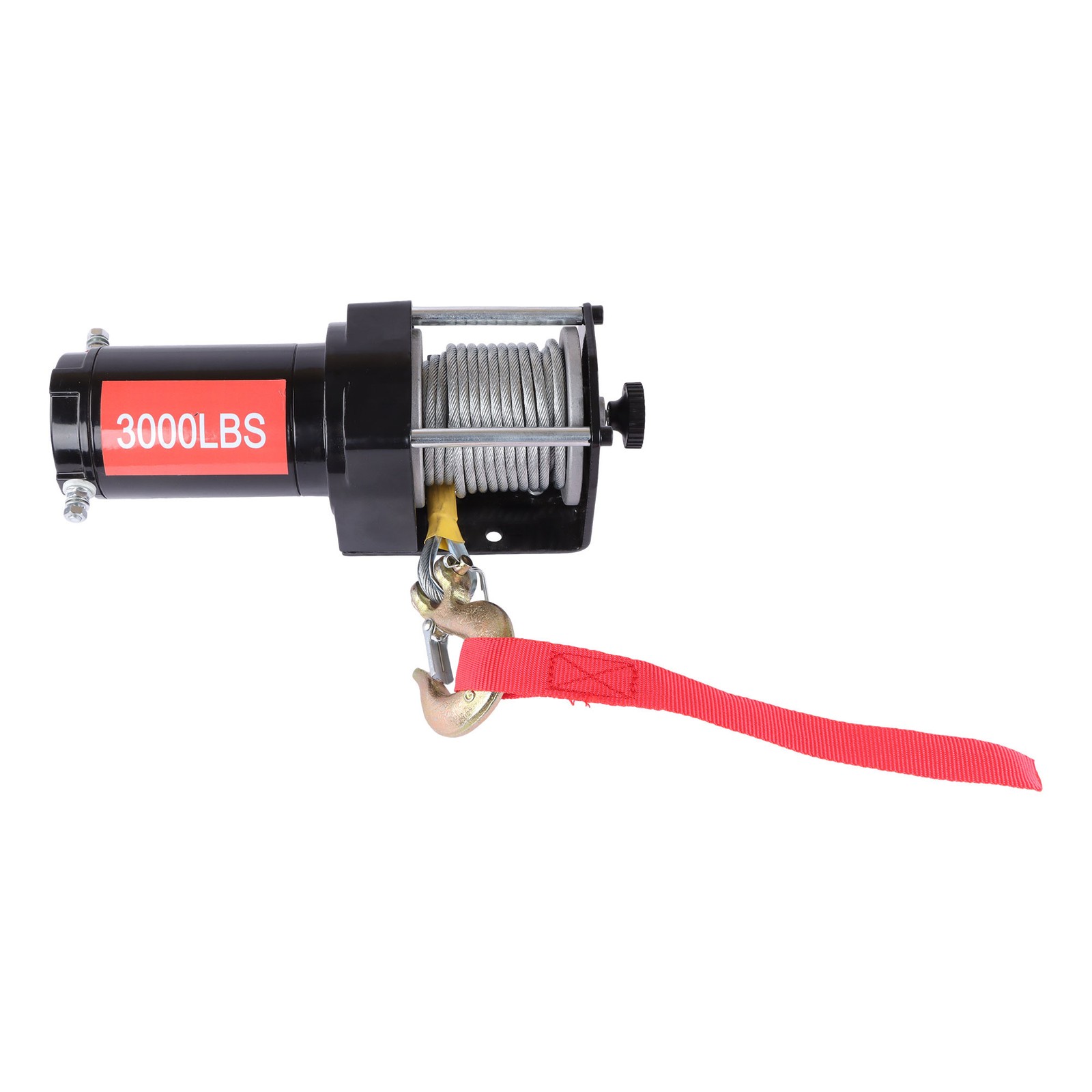 3000 lb Electric Winch 12VDC/1.3HP ATV Winch 3/16in*32ft Heavy Duty Steel Cable