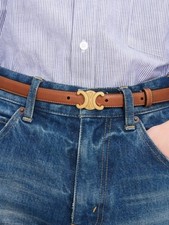 NWT CELINE Triomphe Belt 18MM 90cm
