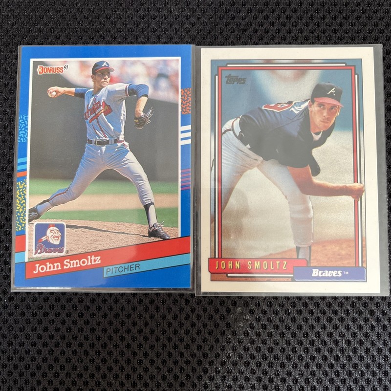 John Smoltz 2 Card Lot