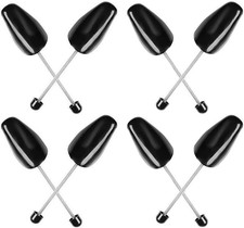 4 Pairs Adjustable Adult Shoe Trees Boot Shapers Size Plastic with Tension Sprin
