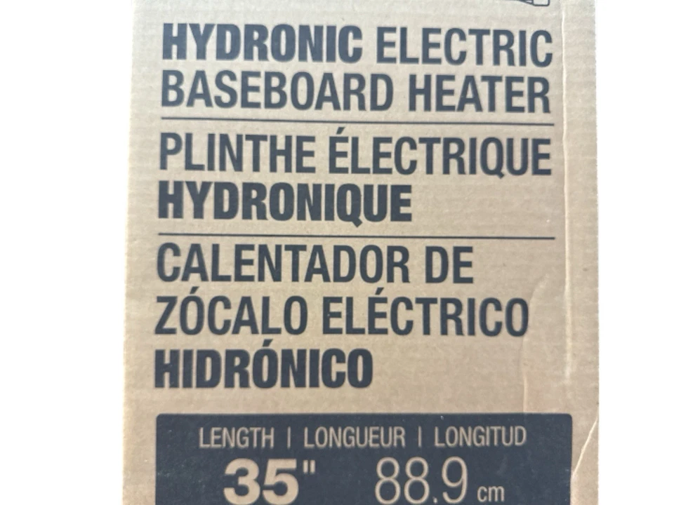 Cadet Softheat Hydronic Electric Baseboard Heater 240V 500W White EBHN500W NEW - Image 4 of 4