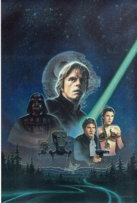 Star Wars Mini Movie Posters, Printed on Mylar poster set