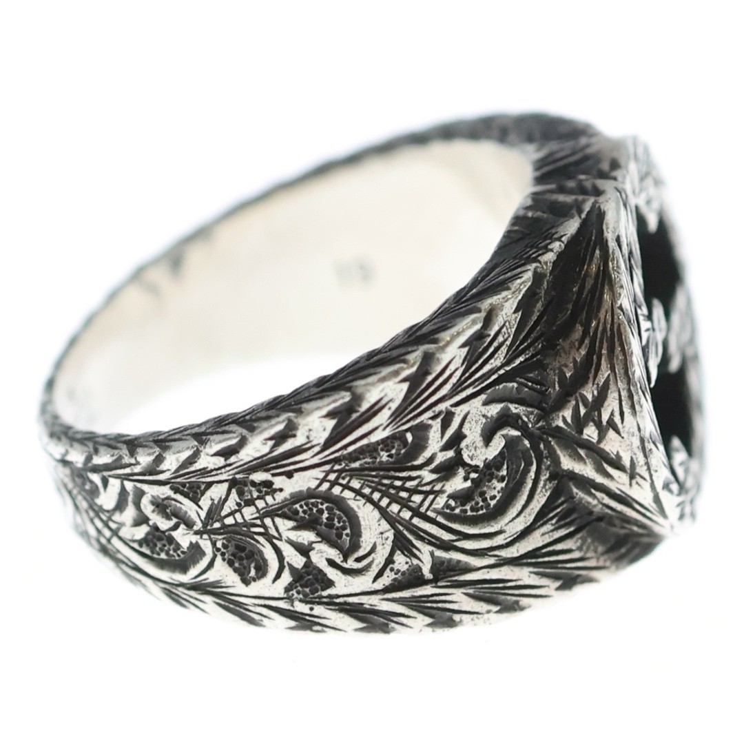 Gucci Arabesque Interlocking G Ring Silver Used 8… - image 3