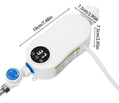 #ad #ad Tankless Water Heater110V 3500W Mini Electric Tankless Instant Hot Water Heater $36.90