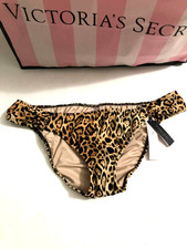Victoria's Secret Swim Bikini Cheeky Bottom Leopard NWT