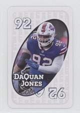 2024 Uno Fandom NFL Buffalo Bills White Daquan Jones #92 0c4