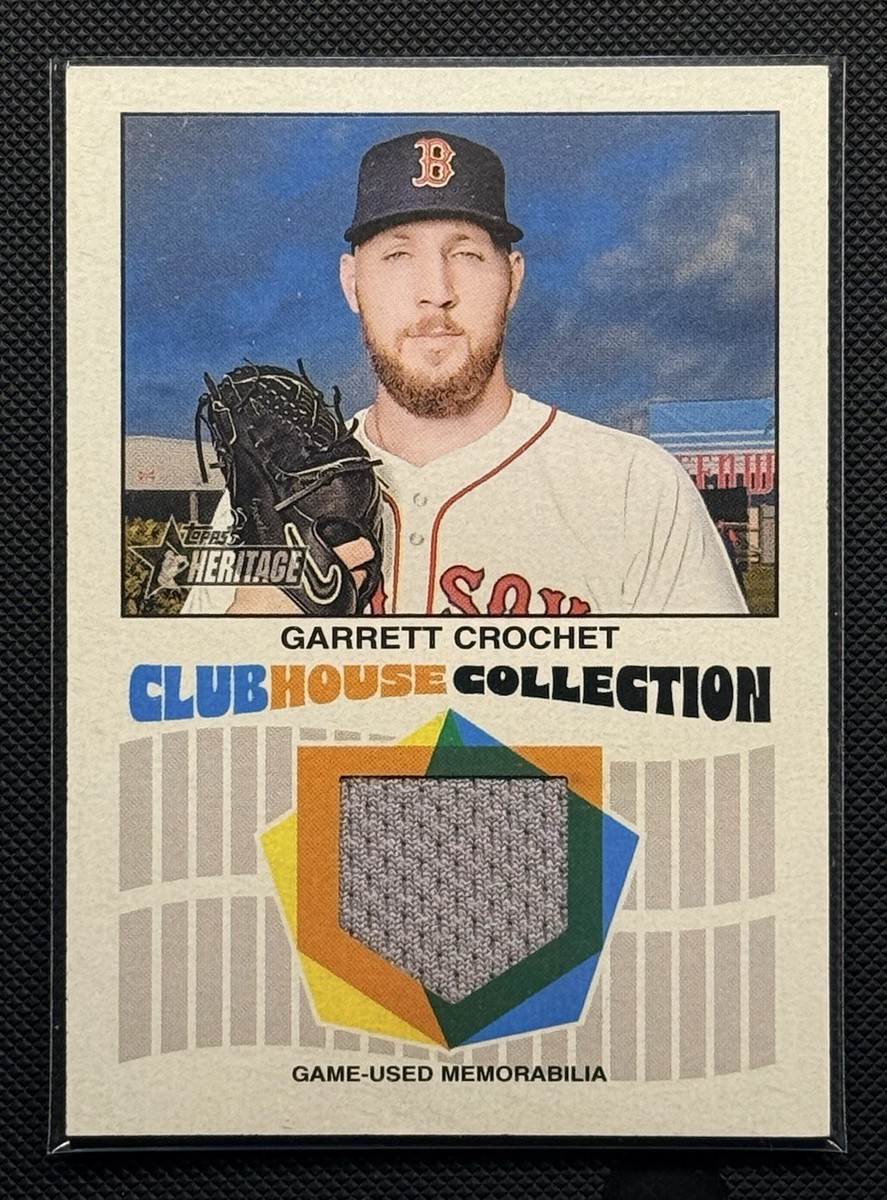2026 Topps Heritage GARRETT CROCHET Clubhouse Collection Relic