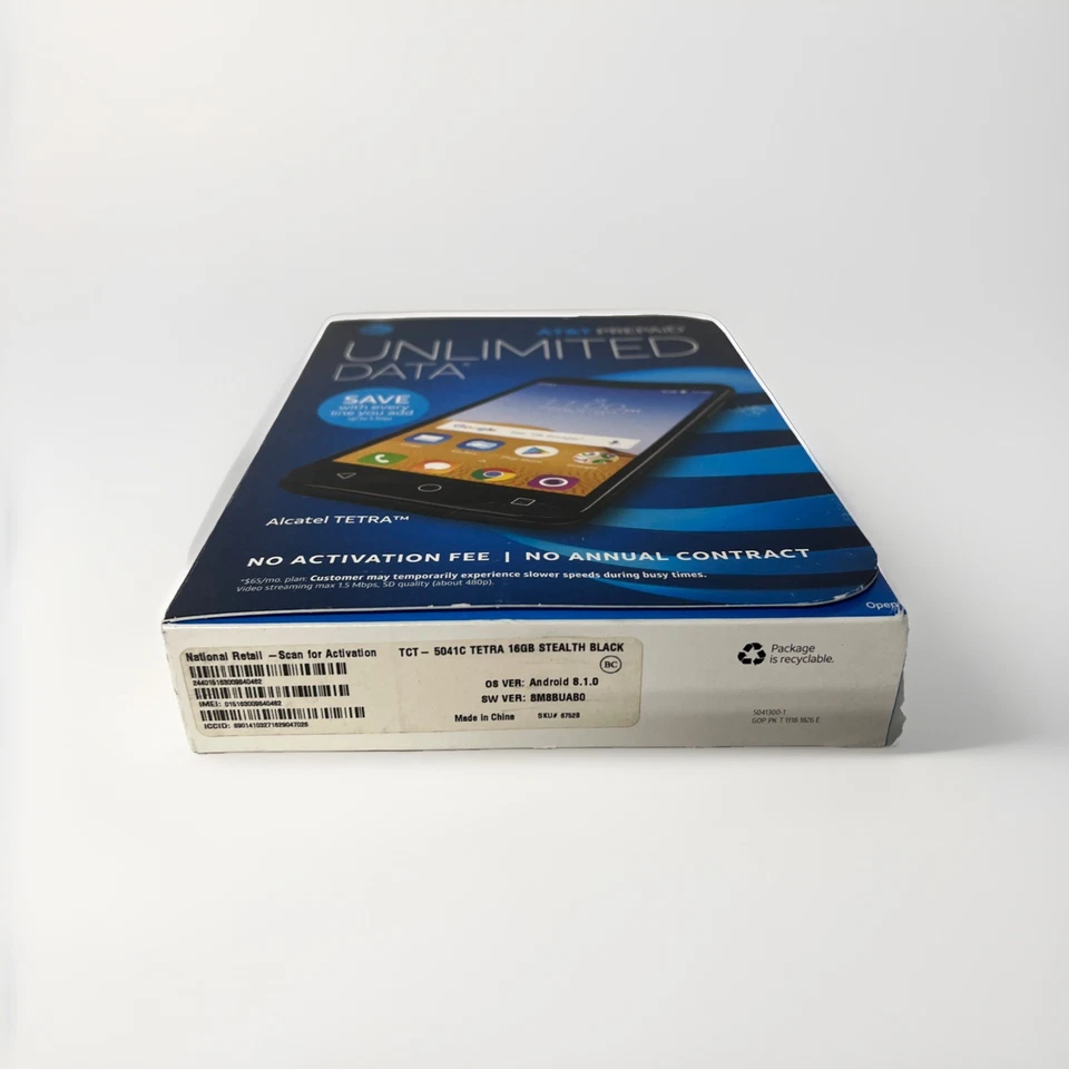 Alcatel Tetra AT&T Prepaid 5" 16Gb 5MP Android Cell Phone - Brand New, Sealed! - Image 3 of 4