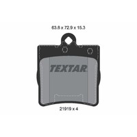 Bremsbelagsatz Textar 2191901, Hinten