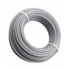 Strimmer Brushcutter Wire Cord Line 3mm Steel Wire Gray 50 Meters For Trimmer 0.52 per meter