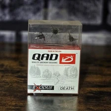 QAD Exodus Broadhead Full Blade 125gr-3 Total Broadheads Retail Pack