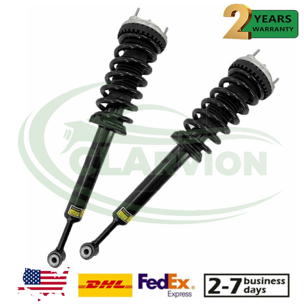 Pair Front Shock Absorber Struts Assy For Maserati Ghibli RWD 14-2019 #670008896