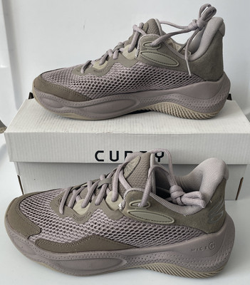 Curry Splash 24 Under Armour Tan Suede Basketball Shoes Women 8.5