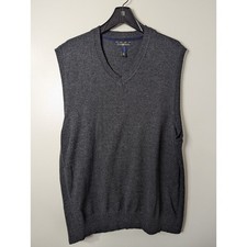 Club Room by Charter Club Sz XL V-neck Sweater Vest Golf Preppy Grandpa Core