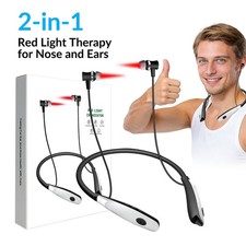 Tinnitus Relief Earplug Nasal Rhinitis Red Light Cold Laser Therapy Device 650nm