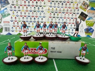 Subbuteo Lightweight (LW) Team – WEST HAM UNITED Reference: 752