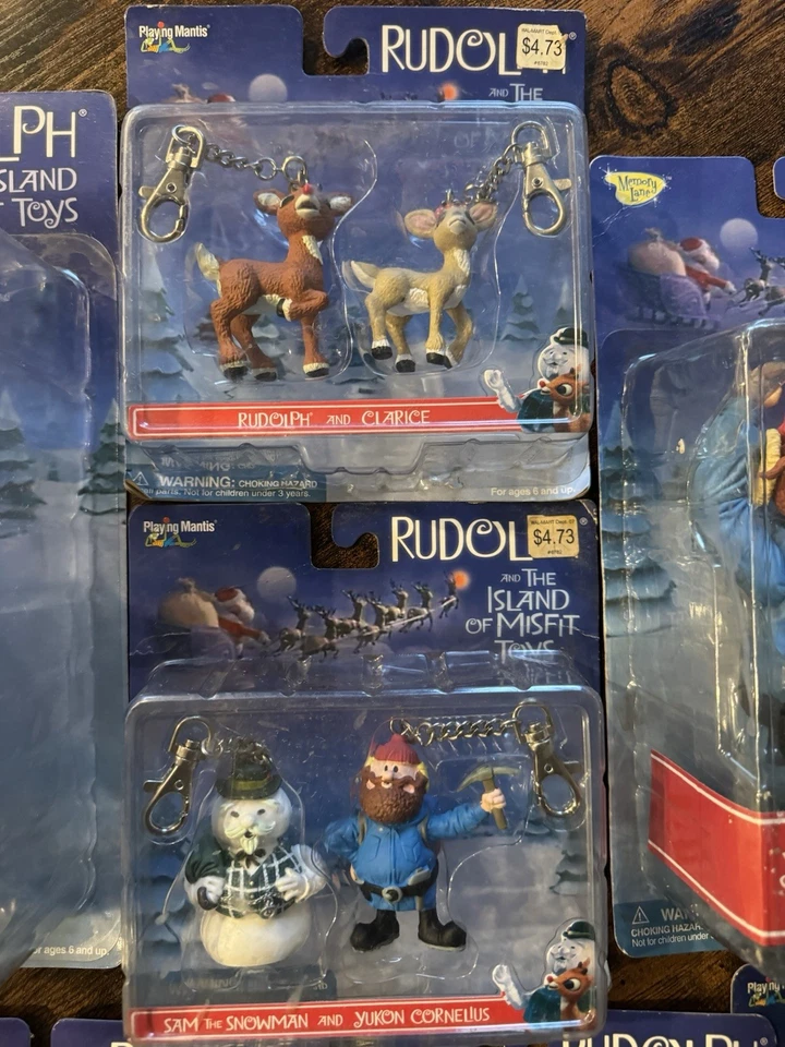 Juego de figuras de colección Rudolph and the Island of Misfit Toys Memory Lane 2001 NUEVO Foto 3 de 4