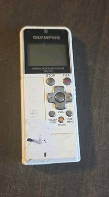 Olympus WS-400S White Handheld 1GB USB Interface Digital Voice Recorder Tested 