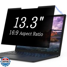 Magnetic Laptop Privacy Screen 13.3 Inch for 16:9 Computer Monitor, Removable