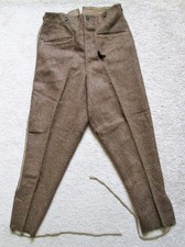 WW2 Royal Bulgarian Army Enlisted M42 Cavalry Wool Trousers Pants Original