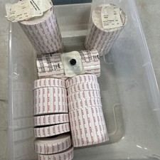 38 Rolls Avery Monarch 1136 FG-1131 price gun stickers w 1 Ink roller