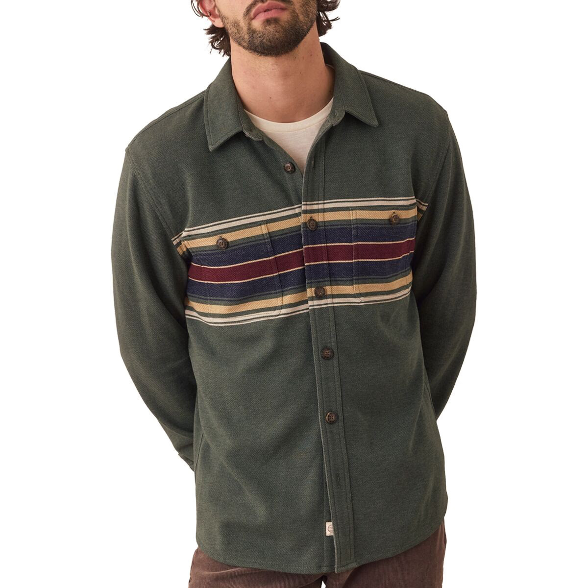 Верхняя рубашка Owen в елочку Neps с морским рисунком - мужская 23190₽