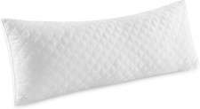Leeden Body Pillow - Premium White Firm 1 Count Pack of 1 , White-side