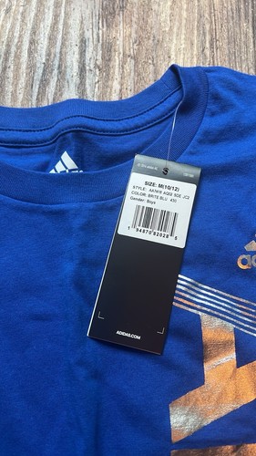 Boys Adidas Blue Tank Top & Shorts Set Size M 10 - 12 - Picture 4 of 5