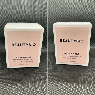 2 BeautyBio The Zenbubble Oil-Free Calming Gel Cream 1.7 oz / 50ml Sealed
