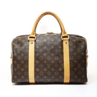 Authentic LOUIS VUITTON Carryall Monogram, made in 2006. Boston bag Brown  W...