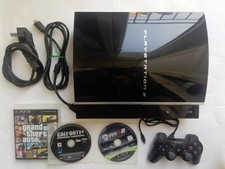 Console PS3 80 GB PlayStation 3 CECHL04 Fat + Controller Originale Giochi Gta V