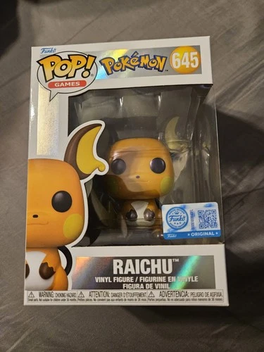 Raichu Pearlescent #645 Pokemon Center Exclusive Funko POP! Brand NEW